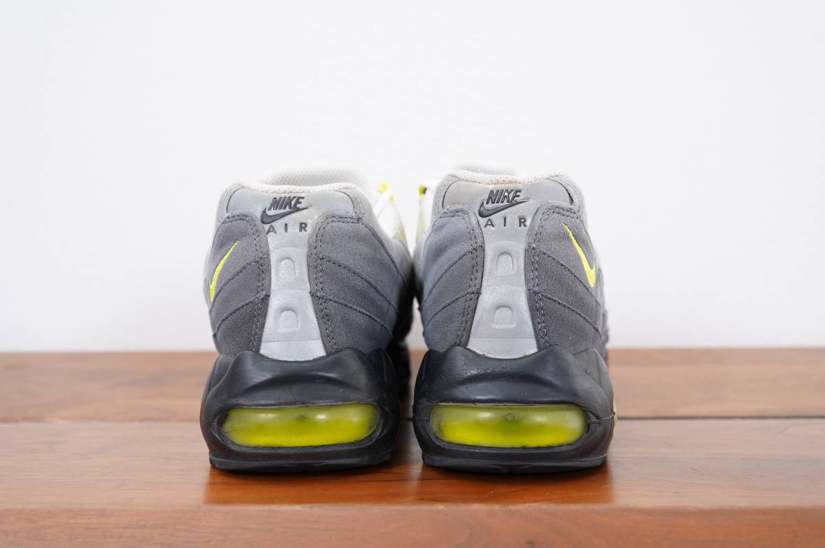 26.5cm 2012 AIR MAX 95 OG WHITE NEON YELLOW エアマックス95