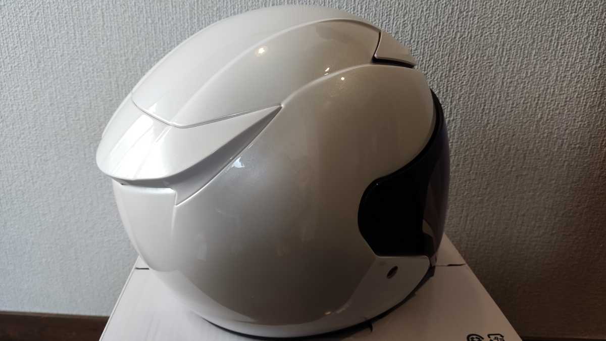 送料無料 美品 YJ-20 ヤマハ ジェットヘルメット Mサイズ 新品ブルー 