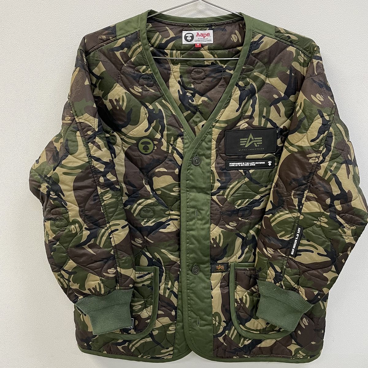 A BATHING APE×ALPHA/アベイシングエイプ×アルファ キルティング 