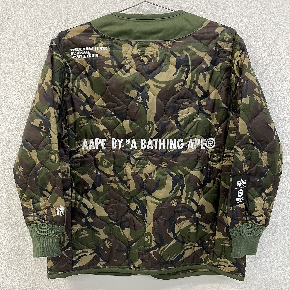 A BATHING APE×ALPHA/アベイシングエイプ×アルファ キルティング 