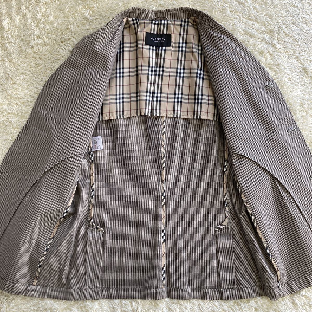 希少Lサイズ!! バーバリーブラックレーベル BURBERRY BLACK LABEL 