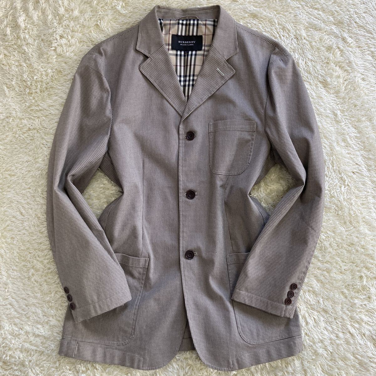希少Lサイズ!! バーバリーブラックレーベル BURBERRY BLACK LABEL 