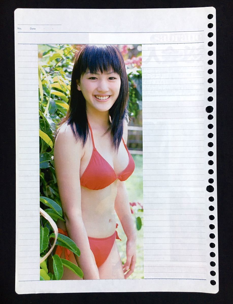 コレクター放出品☆綾瀬はるか 切り抜き 2点セット 初期水着写真