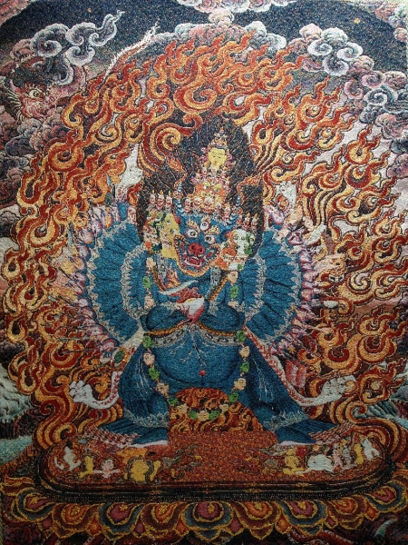 お得，新品 卍 大威徳明王 織物 60cm 検索；仏画 西蔵 チベット 密教 刺繍 2-1(人物、菩薩)｜売買されたオークション情報、yahooの商品情報をアーカイブ公開 - オークファン 人物、菩薩