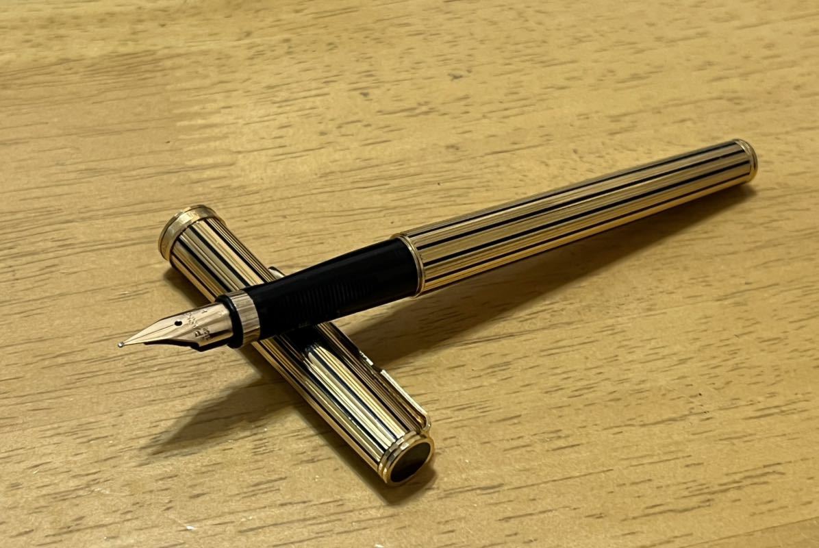 PARKER 万年筆 プリミア ゴールドストライプ アテネス PARKER パーカー 万年筆 プリミア ゴールドストライプ アテネス （F