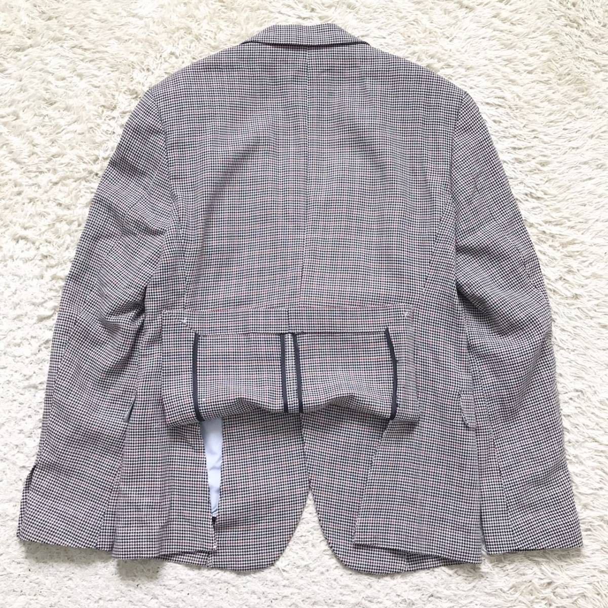 ザラ【存在感抜群の千鳥格子】ZARA MAN テーラードジャケット 総柄 