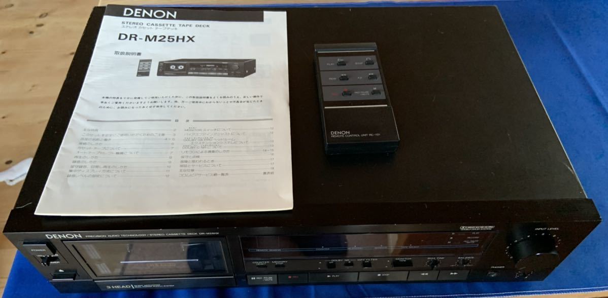 DENON カセットデッキ DR-M25HX 3ヘッドカセットデッキ DENON カセット