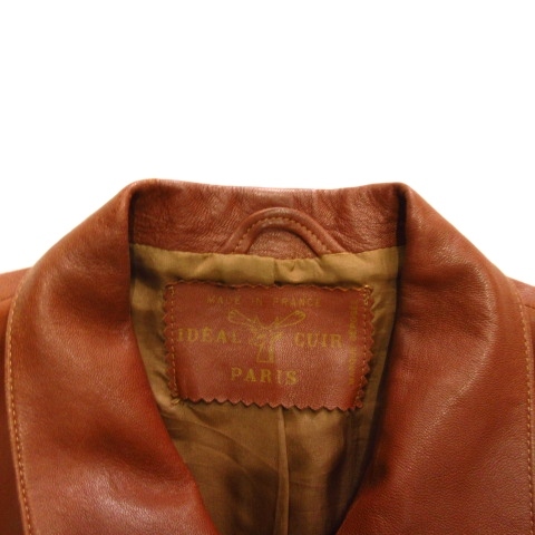 超希少〉レザージャケットIdeal Cuir MADE IN FRANCE