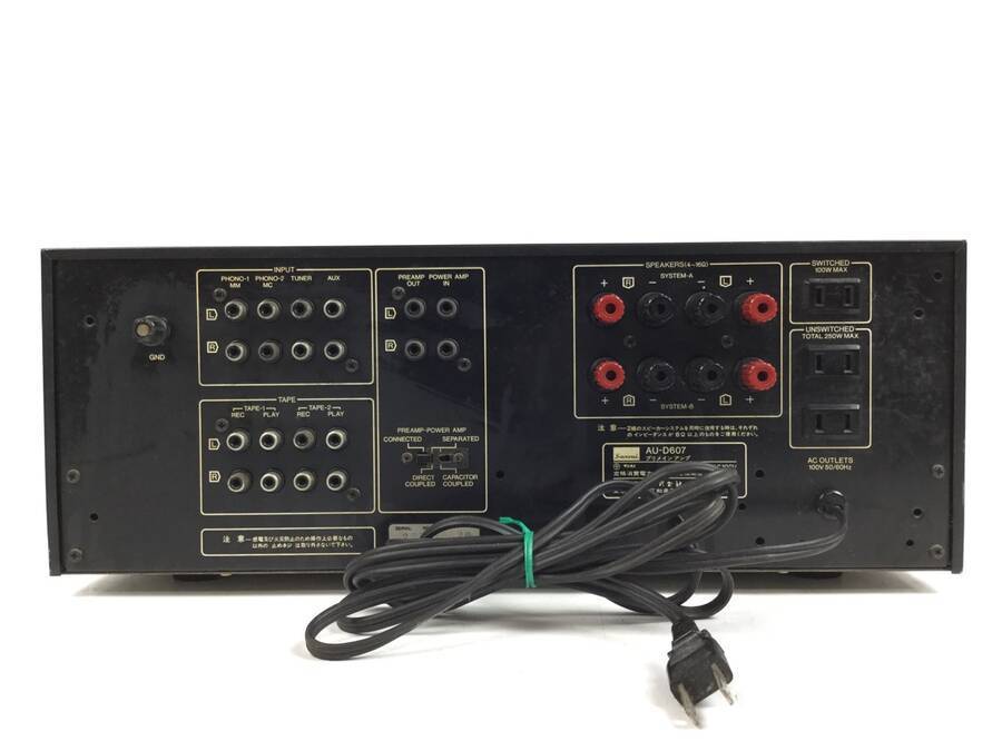 Sansui AU-D607 プリメインアンプ 70W+70W/8◇現状品 プリメインアンプ