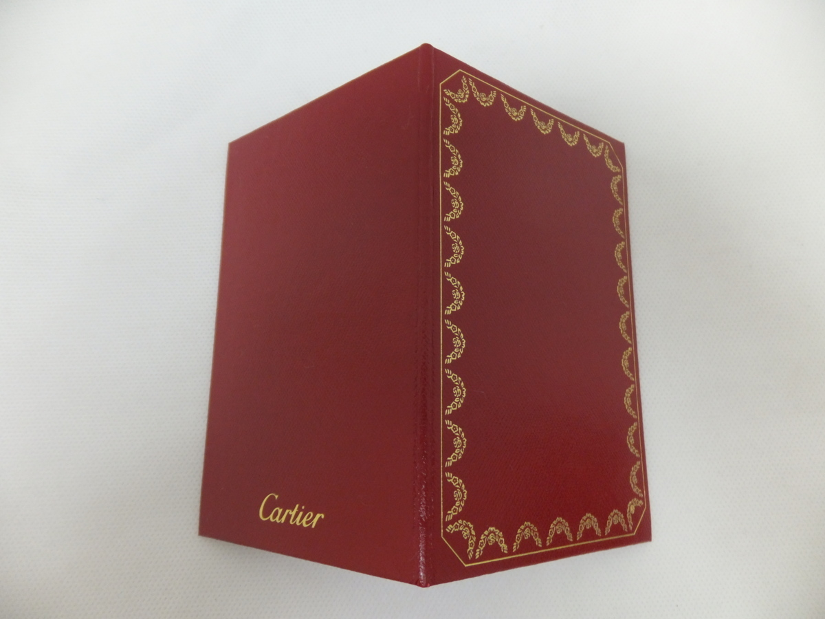 Cartier/カルティエ 空箱 ケース BOX 証明書カバーペアリング用 