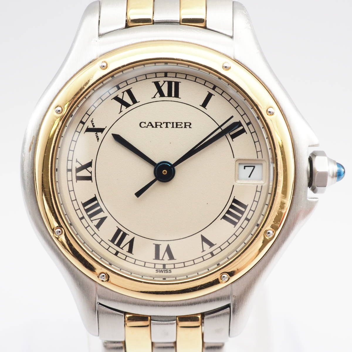 カルティエ パンテール クーガー 187906 Cal,687 Cartier OR ET ACIER