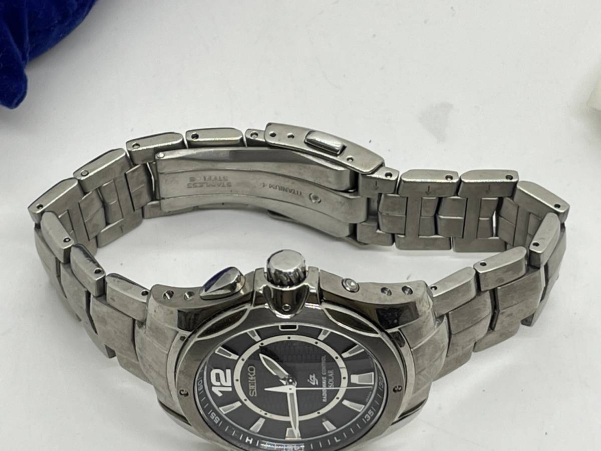 SEIKO ignition セイコー イグニッション 7B22-0AA0 腕時計 RADIO WAVE 
