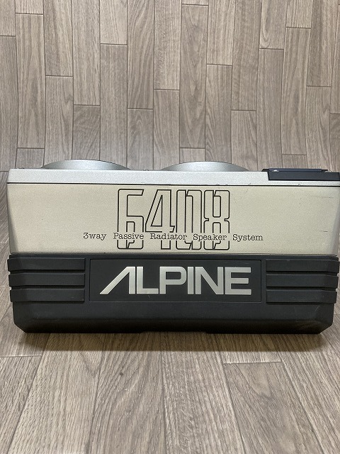 B57☆ ALPINE アルパイン 置き型スピーカー／6408 旧車 当時物(据置 