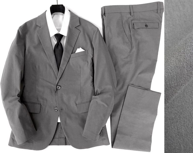 □EPOCA UOMO エポカ ウォモ 新品 定価7.5万 ストレッチ 清涼リネン混 