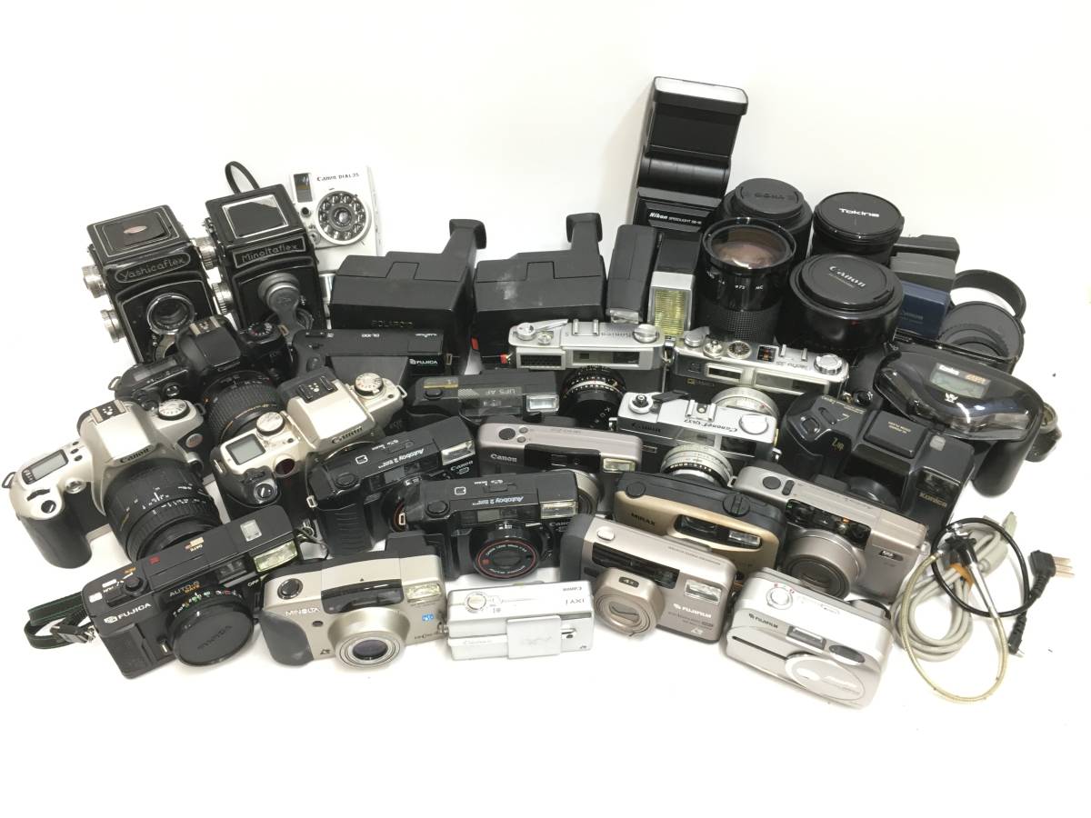 売切り カメラおまとめセット1 Canon Autoboy 2 QUARTZ DATE + Autoboy F XL + OLYMPUS μ[mju:] 他 キャノン オリンパス ジャンク品 Autoboy Canon 売切り juno セット □買取まねきや