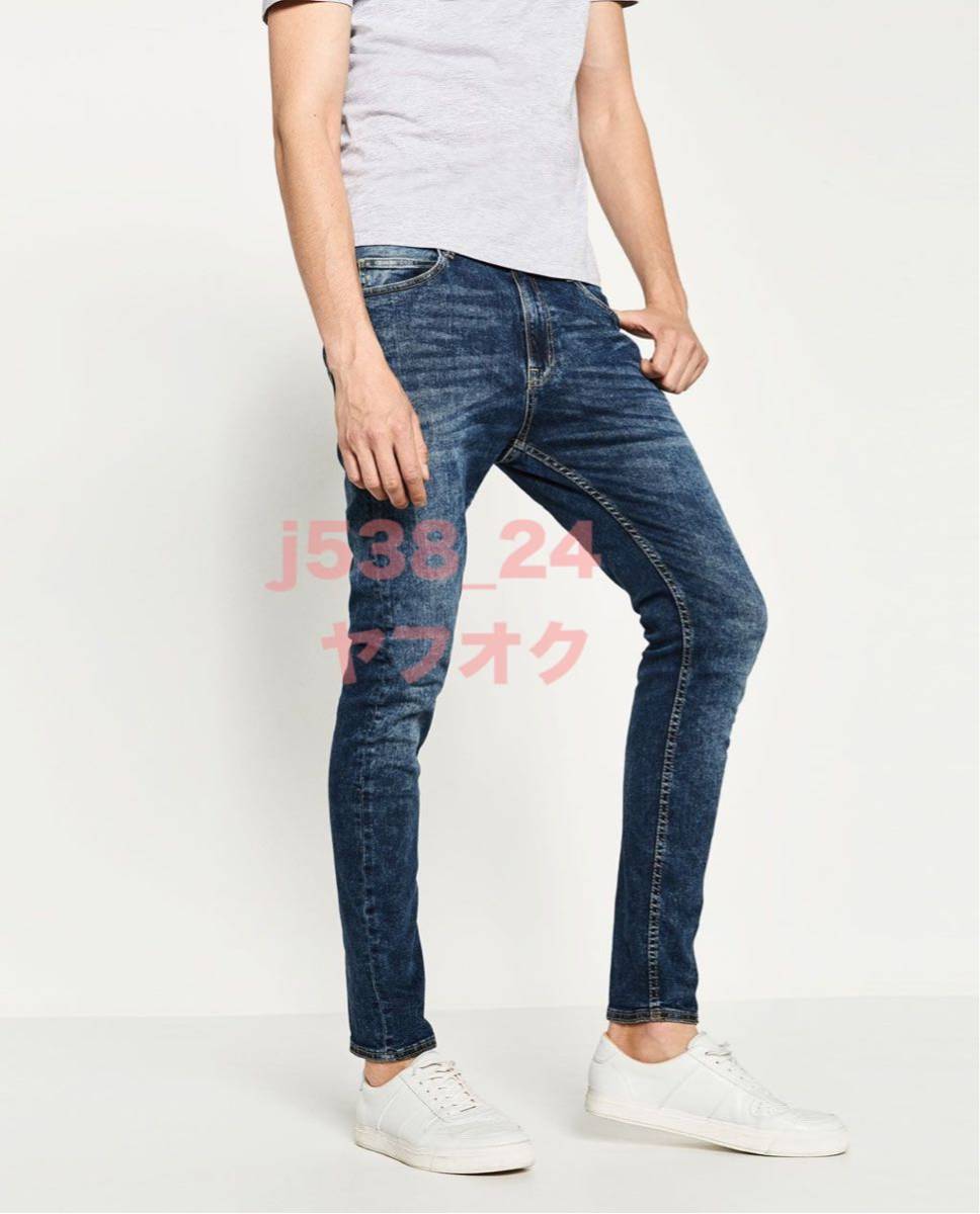 春夏に最適 Zara Man スーパー ストレッチ スキニー デニム 送料210円 38 30 ブルー メンズ ジーンズ ジーパン パンツ 男性用 売買されたオークション情報 Yahooの商品情報をアーカイブ公開 オークファン Aucfan Com