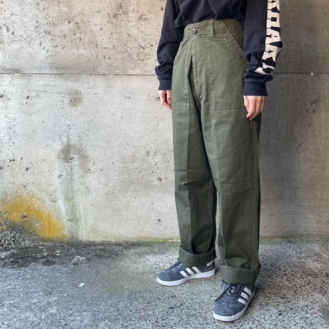a16】US ARMY 米軍 アメリカ軍 70s ベイカーパンツ OG507(パンツ