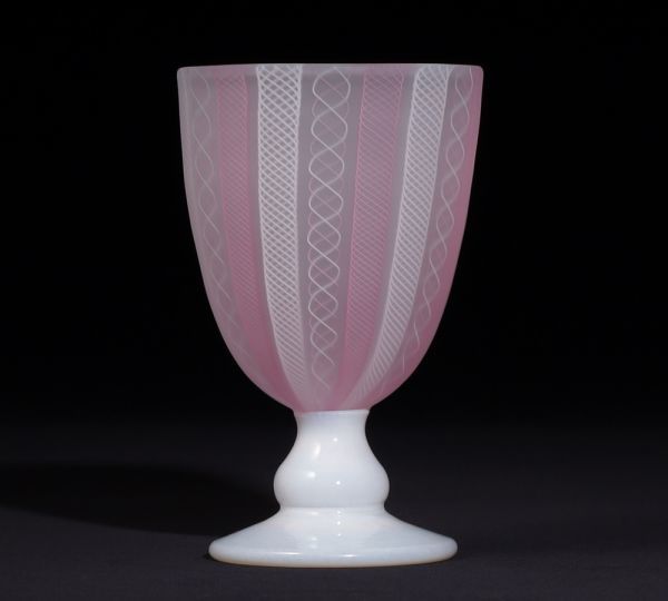 G33 藤田喬平 手吹 ヴェニス ワイン グラス 酒器 共箱 付 文化勲章 受賞