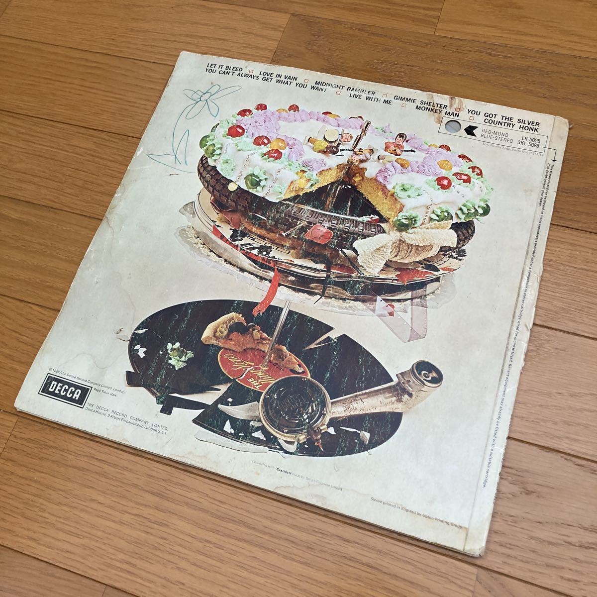 ROLLING STONES LET IT BLEED 英国オリジナルモノラル盤 1A/1A レット 