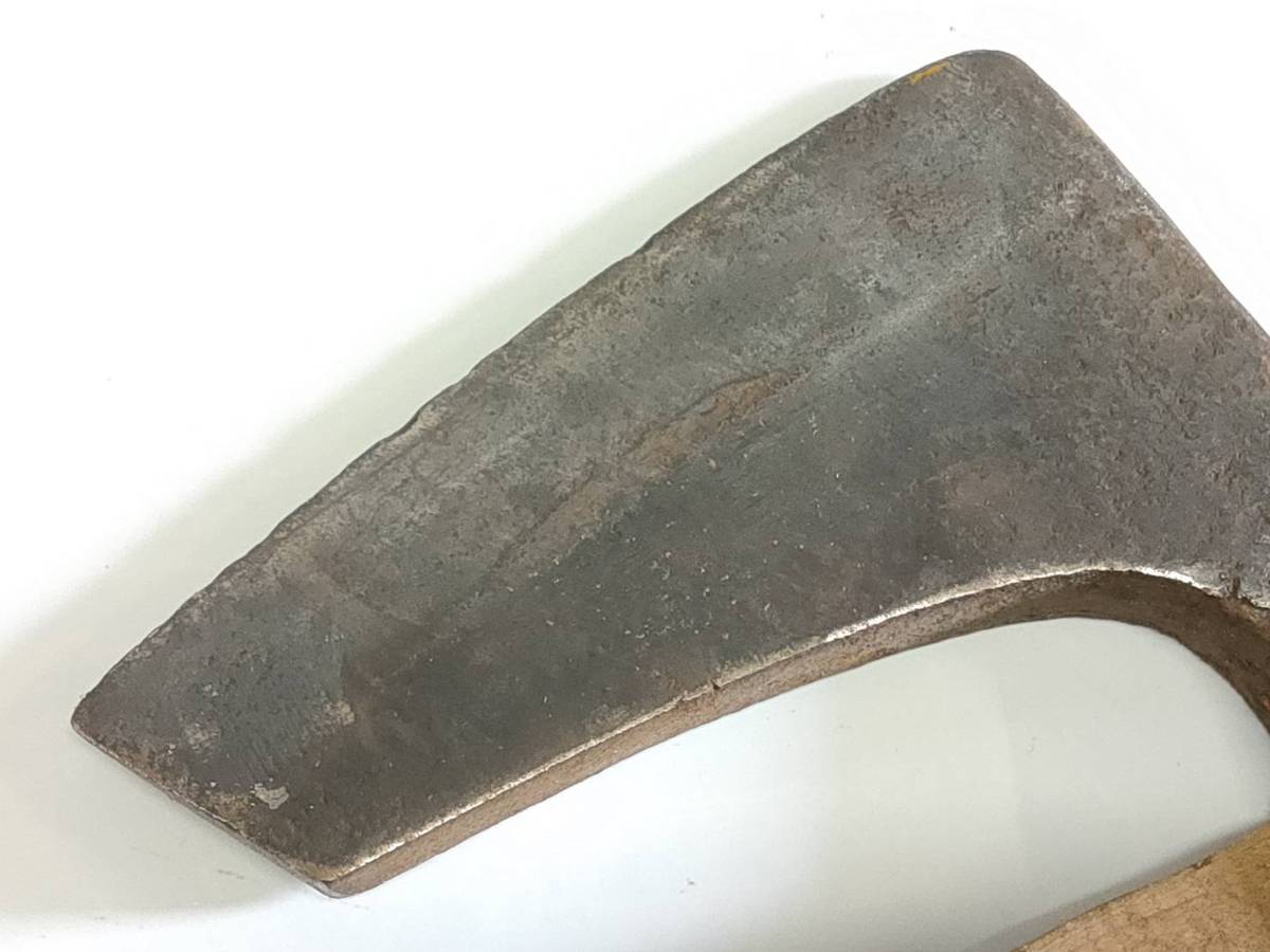 □送料無料□ 昭和レトロ 斧 ヨキ 鉞 全長59cm 古道具 大工道具 