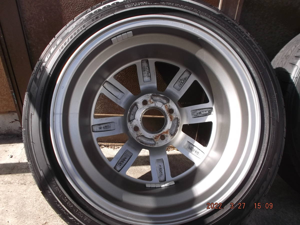 ステルスレーシング15×8J ＋28 100×4 タイヤ8部山 195-50-15 