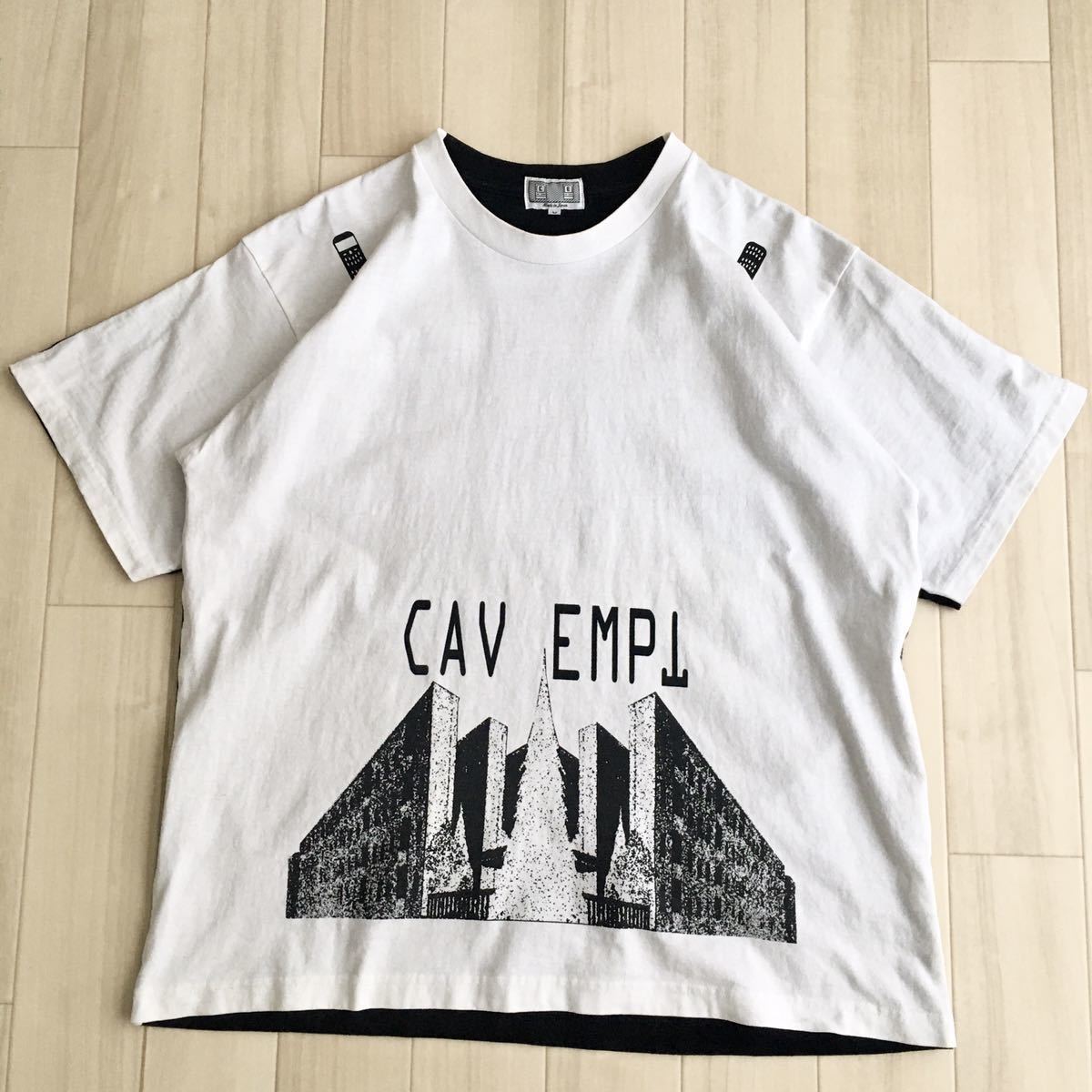 2020SS】 C.E CAVEMPT バイカラー オーバーサイズ Tシャツ M 日本製 春