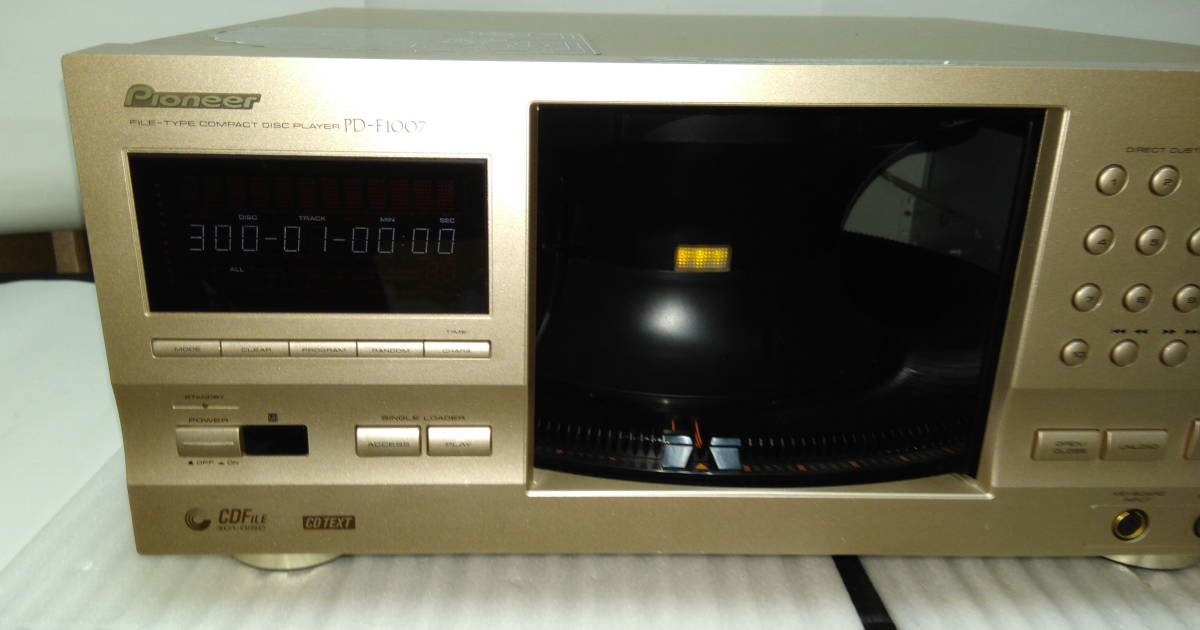 パイオニア ファイルタイプCDプレーヤー PD-F1007 301ディスク