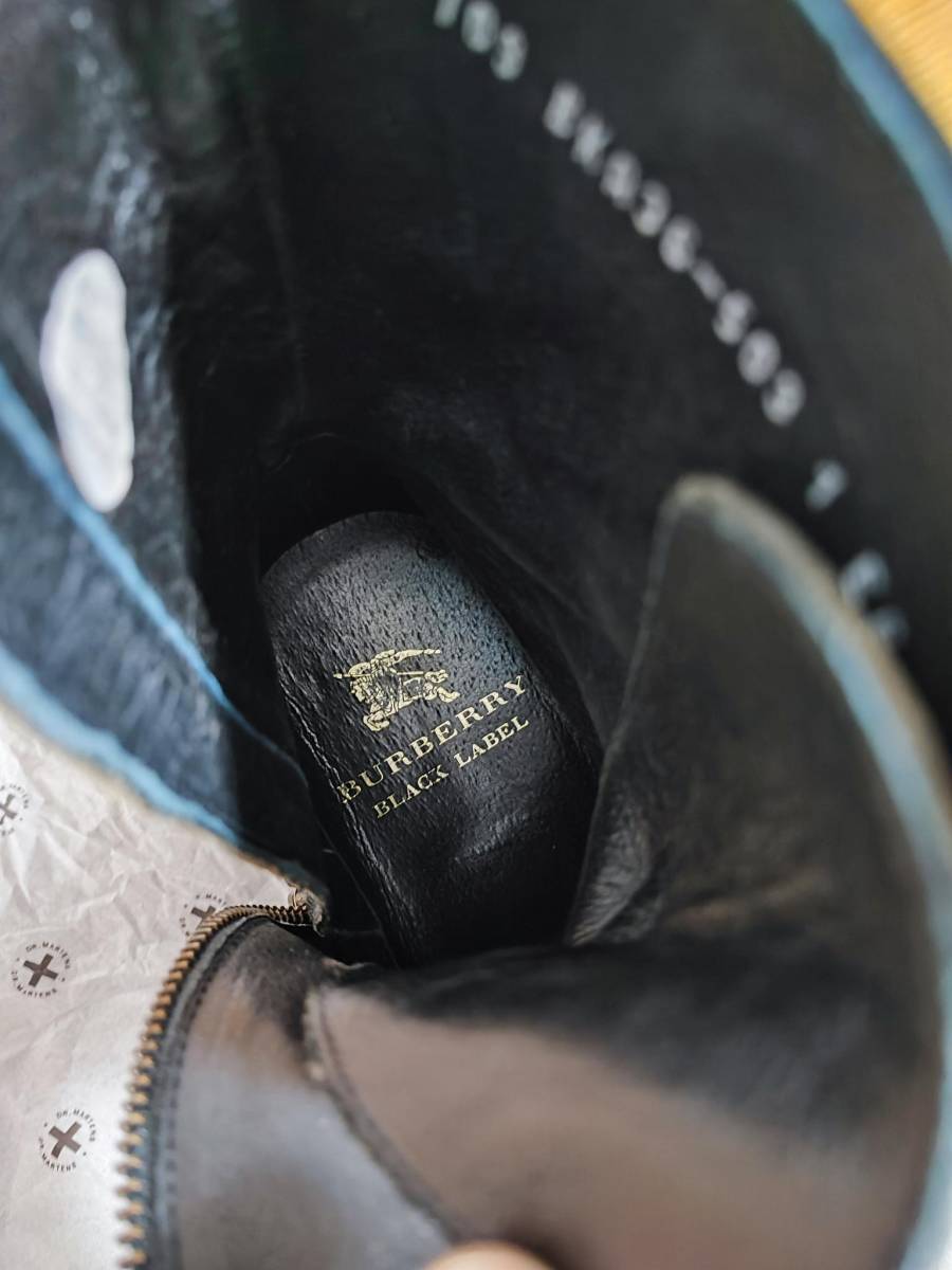 BURBERRY BLACKLABEL バーバリー ブラックレーベル　サイズ1 レザー レースアップ BLACK BURBERRY LABEL 徹底解説バーバリーのブルーレーベルとブラックレーベルってなに 中古 美品