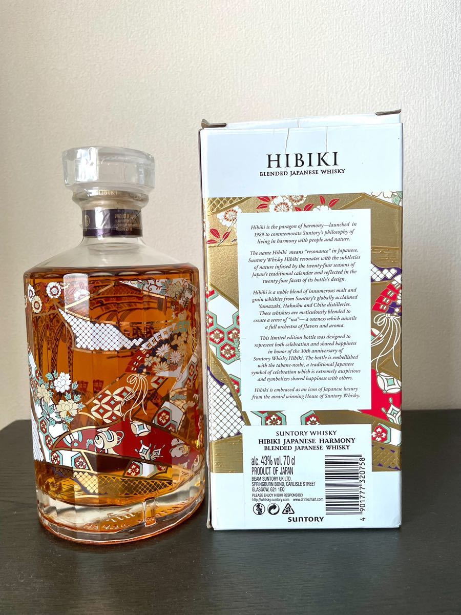 米国限定品】 響ジャパニーズハーモニー 30周年記念 意匠ボトル