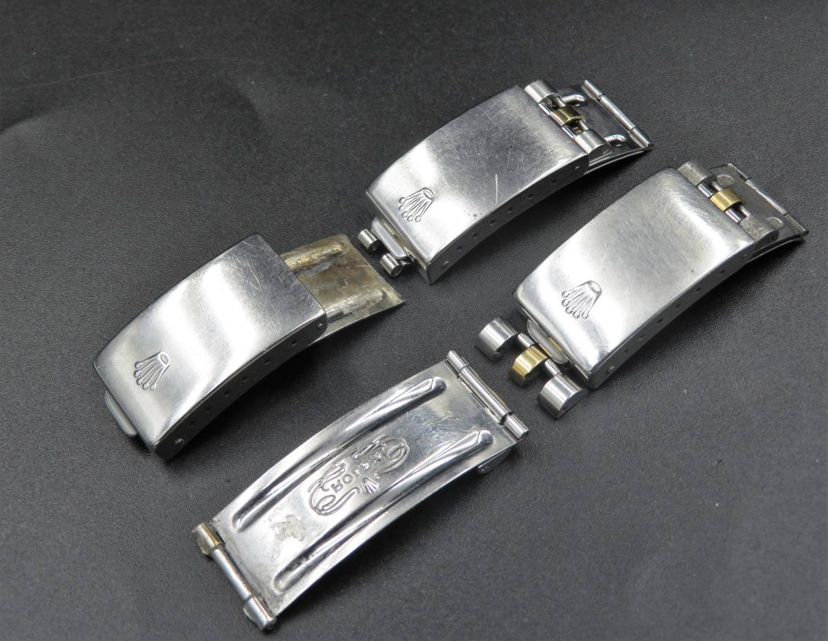 1円 正規品 ROLEX ロレックス バックル まとめ売り3点セット 62523H18 