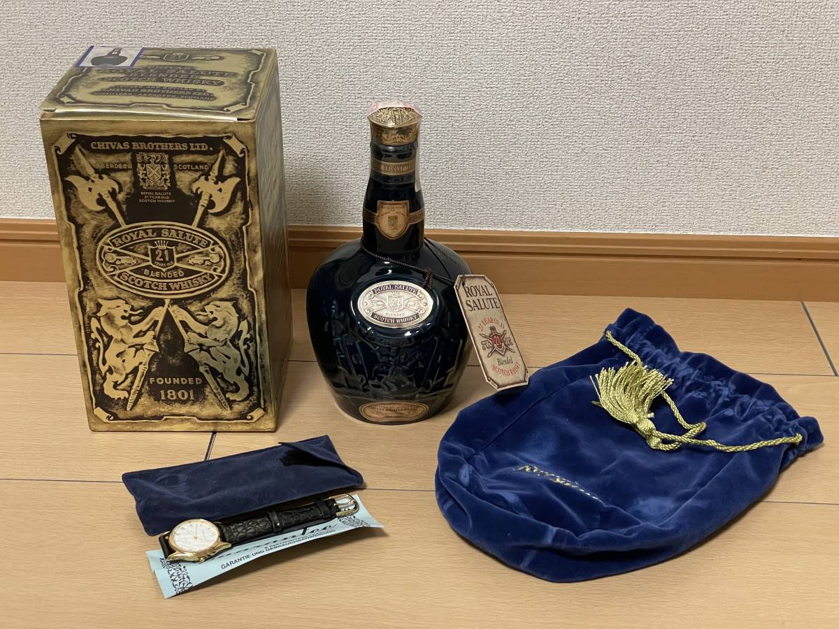 ロイヤルサルート 21年 シーバスリーガル 未開栓 ROYAL SALUTE CHIVAS 