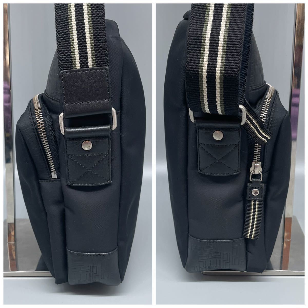 1円【極美品】Dunhill ダンヒル ショルダーバッグ クロスボディ D8 