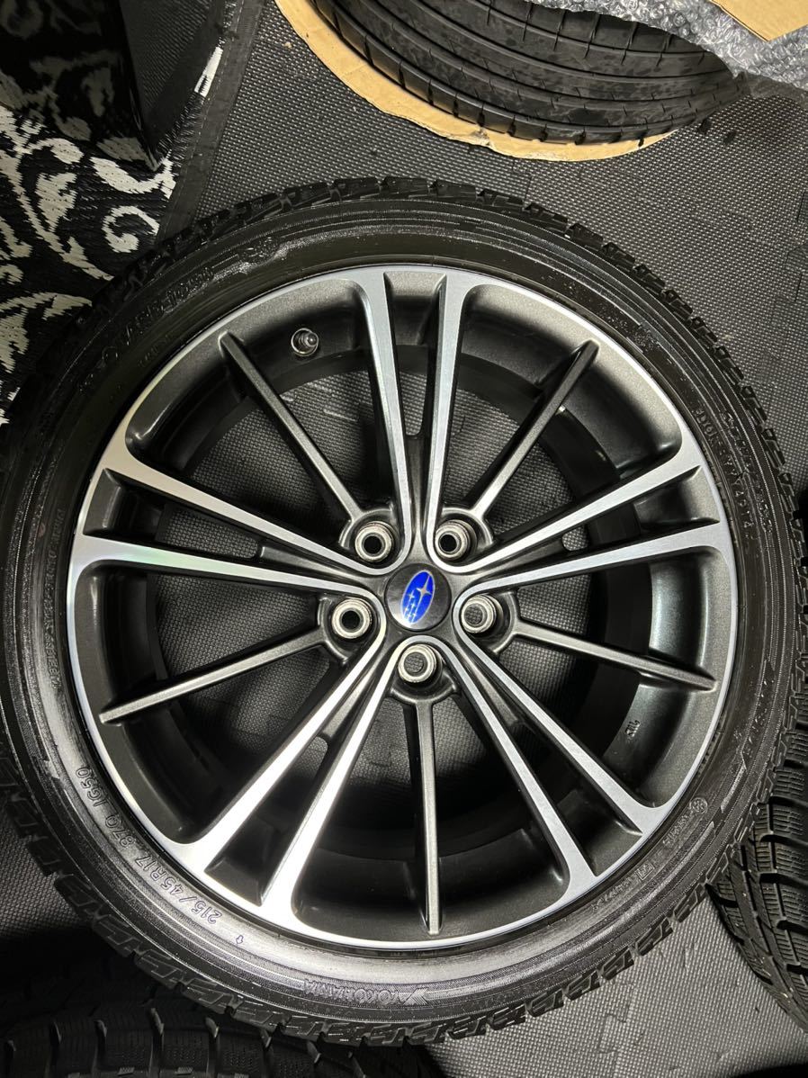 スバル BRZ ZC6 トヨタ 86 ZN6 前期純正タイヤホイール 17インチ 7.0 