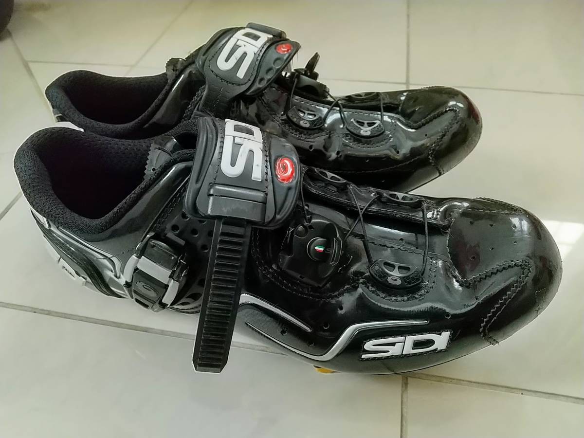 SIDI KAOS 43(26.5cm) 黒/SPD-SL/シマノ クリートおまけ SIDI KAOS
