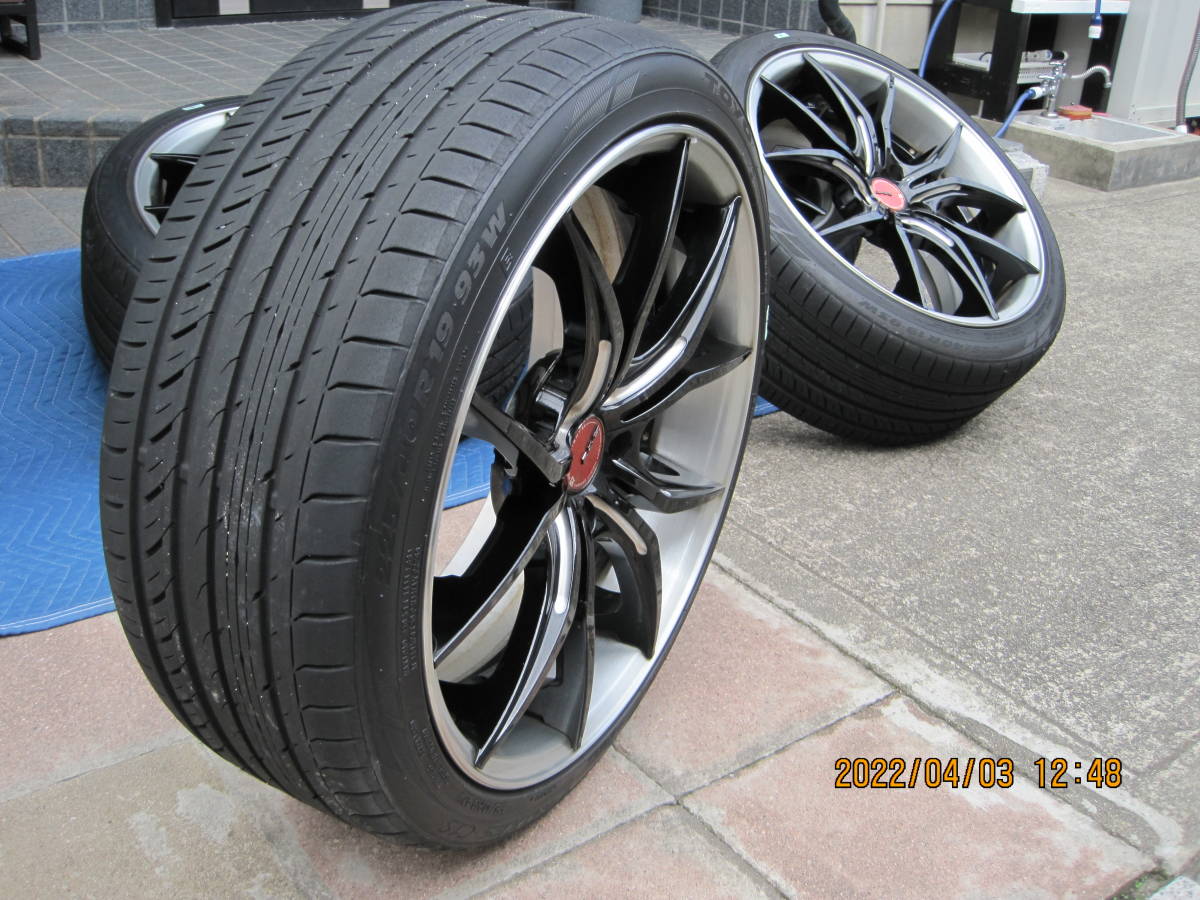 レイズ グラムライツ 57FXX-PRO 19インチ PCD114.3 5H WRX S4(ラジアル 