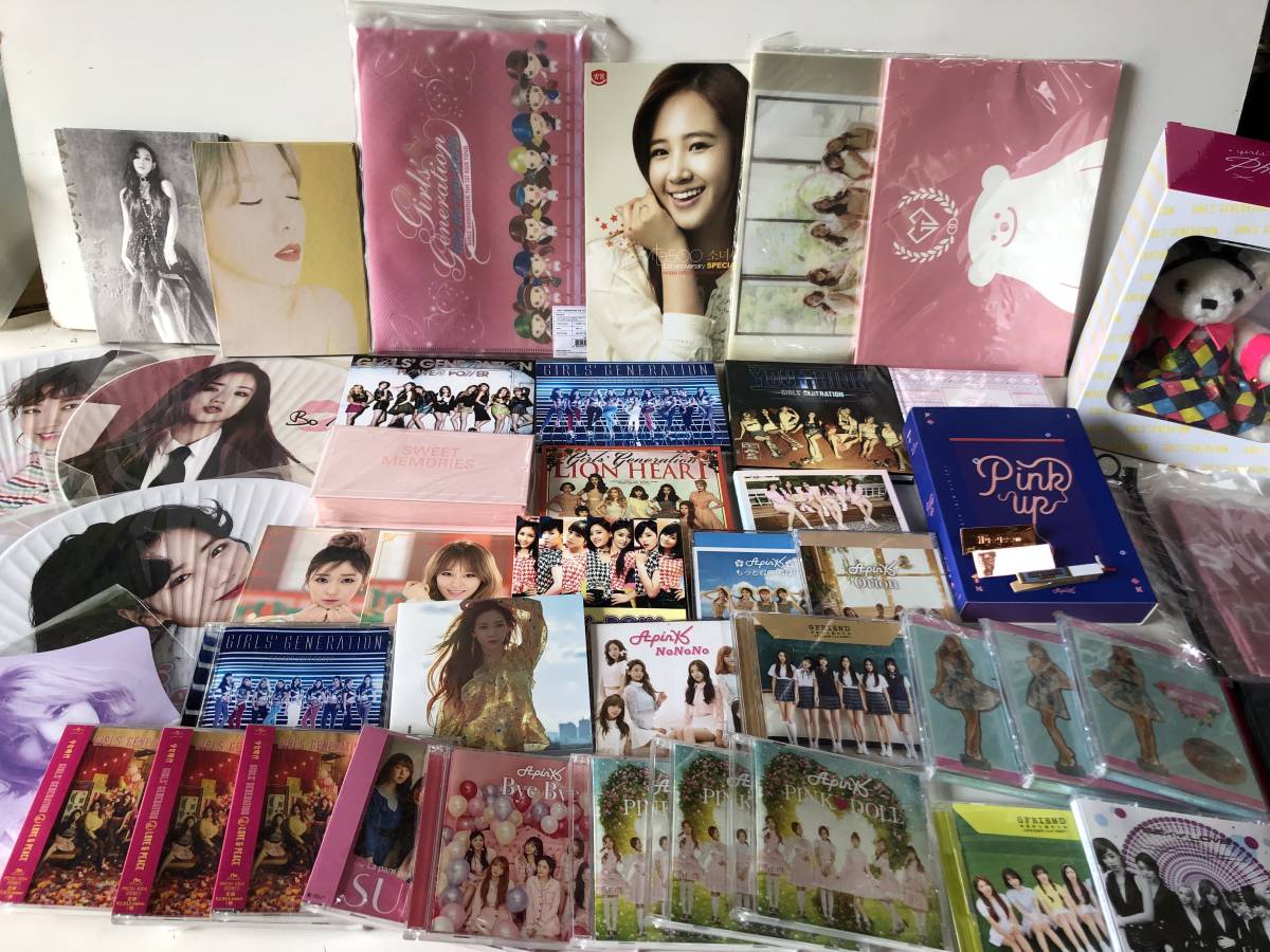  ⑤1 アイドル グッズ T-ARA GIRLS&rsquo; GENERATION Apink GFRIEND CD アルバム うちわ 写真 ライブ ぬいぐるみ サイン など 韓国 韓流(アジアンポップス)｜売買されたオークション情報、yahooの商品情報を アジアンポップス