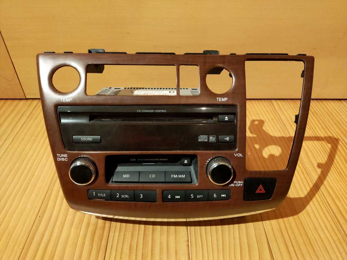 エルグランド E51 MD CD 純正 公式通販 日産エルグランド純正オーディオ PN-4099G-A 中期&frasl;後期 Yahoo!オークション &frasl;281A2 - NE51 前期 CD&frasl;MDオーディ ☆E51