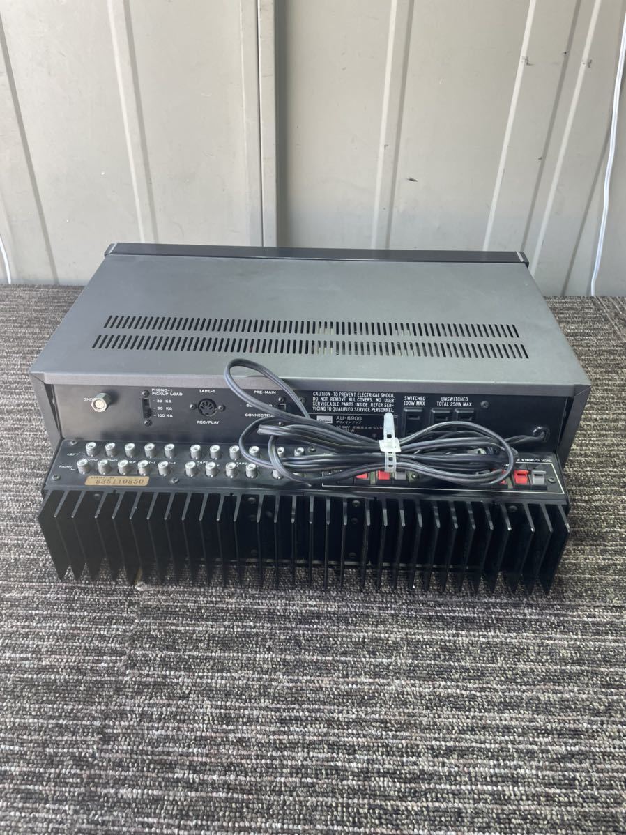 SANSUI サンスイAU-6900 プリメインアンプ ジャンク AU-6900 SANSUI プリメインアンプ 通電のみ確認済み☆ 名機☆サンスイ 家電、AV