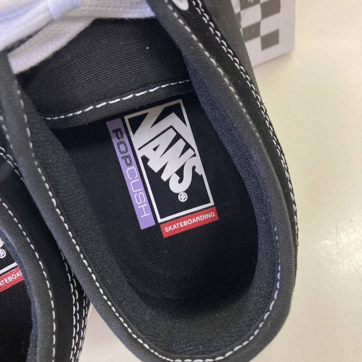 2022 新品 VANS SKATE CHUKKA LOW BLACK WHITE チャッカー ロー 26.5 