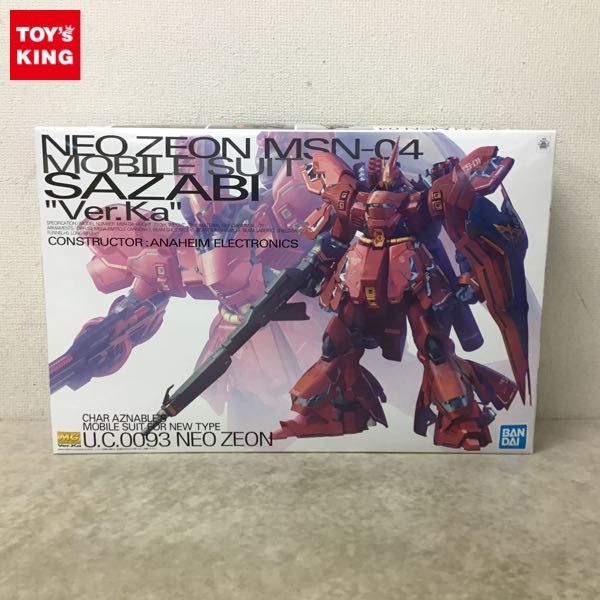 【定番，新作】 1円 MG 1/100 機動戦士ガンダム 逆襲のシャア サザビー Ver.Ka /ガンプラ(機動戦士ガンダム)｜売買されたオークション情報、yahooの商品情報をアーカイブ公開 - オークファン 機動戦士ガンダム