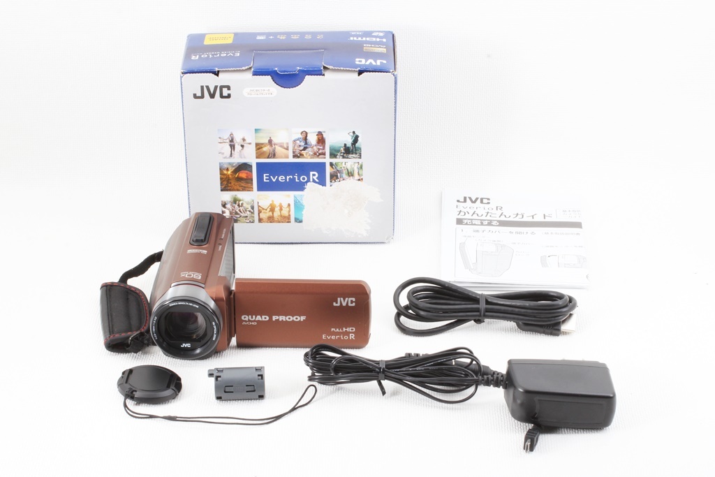 美品◇Victor ビクター JVC GZ-R400-T ライトブラウン◇ビデオカメラ