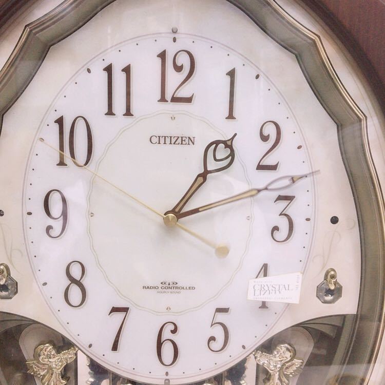 CITIZEN シチズン メロディ電波時計 リズム時計 壁掛け時計 振り子  