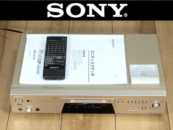 人気定番，本物保証 03 完動品 SONY MDS-JE780 MDLP対応 TYPE-S R含 搭載 ソニーMD用リモコン/取説/ MD付(一般)｜売買されたオークション情報、yahooの商品情報をアーカイブ公開 - オークファン 一般