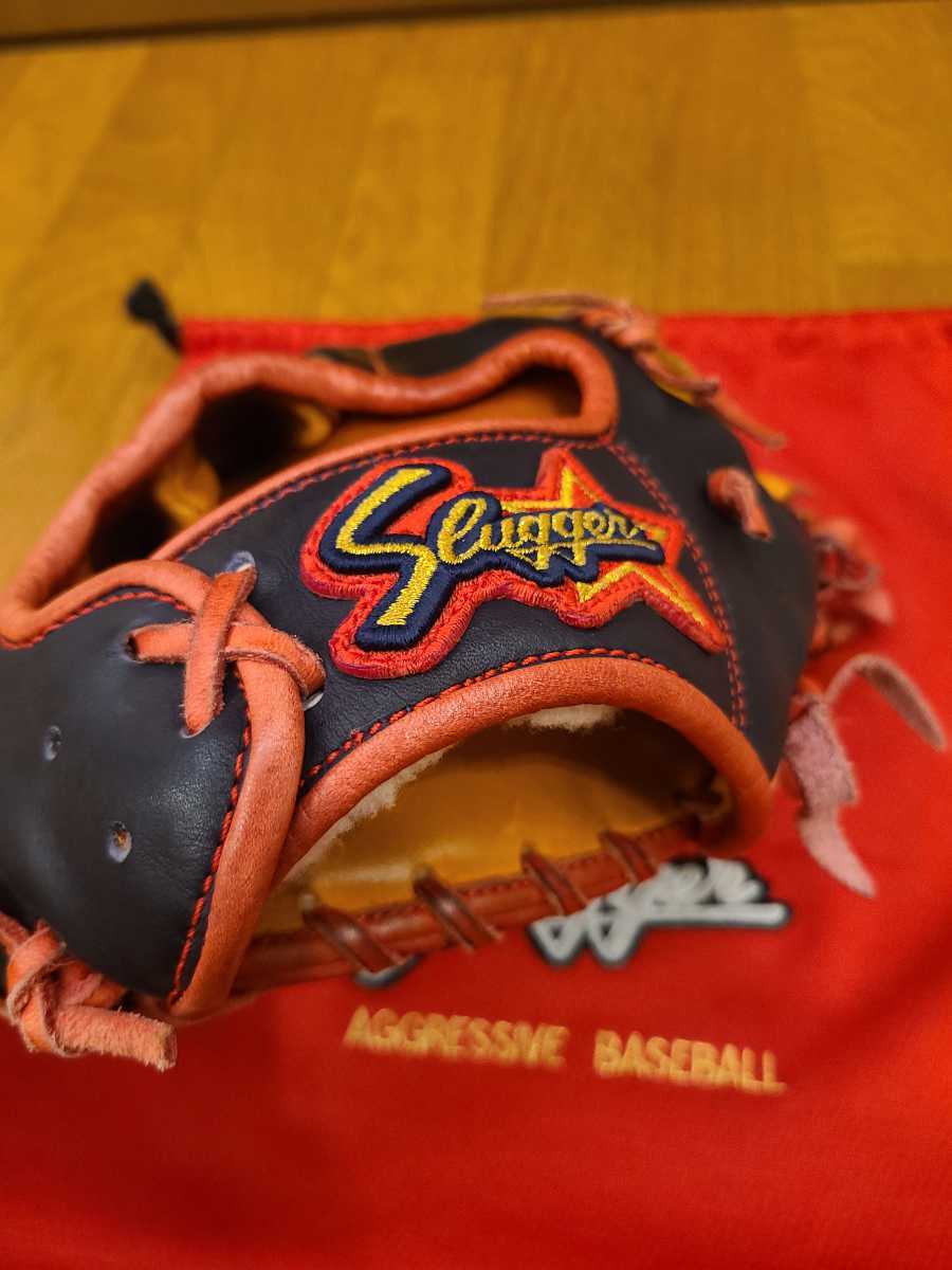 スラッガー（t1）湯もみ型付け済み 久保田スラッガー slugger T1 スペシャルオーダー グラブ 湯もみ型付け