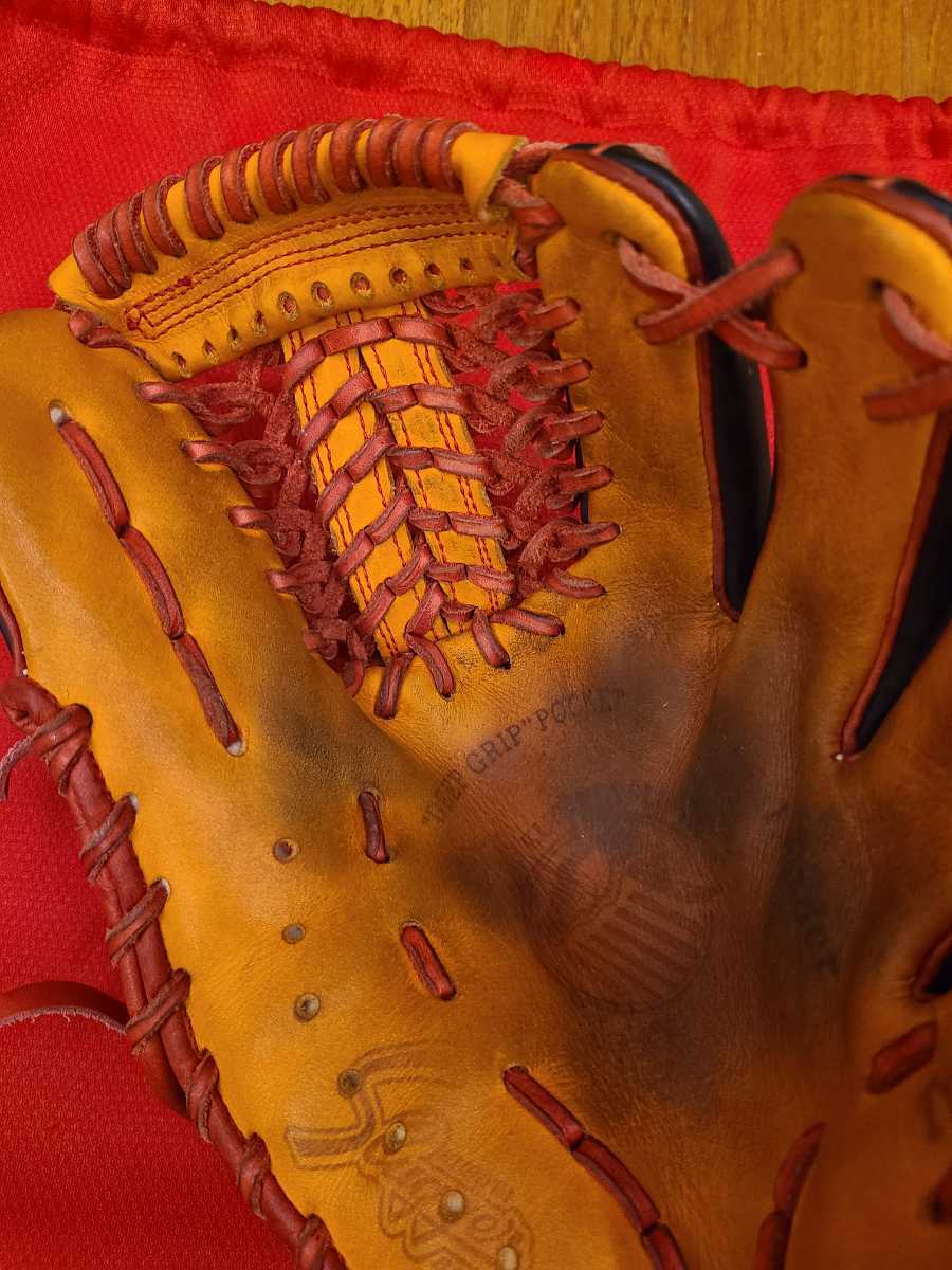 久保田スラッガー slugger T1 スペシャルオーダー グラブ 湯もみ型付け