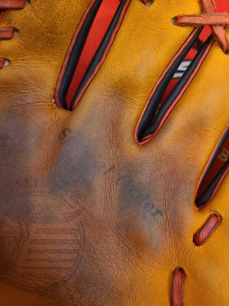 久保田スラッガー slugger T1 スペシャルオーダー グラブ 湯もみ型付け