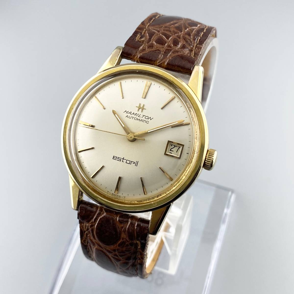 ハミルトン 腕時計 メンズ AT 自動巻 1円〜HAMILTON カーキ KHAKI 