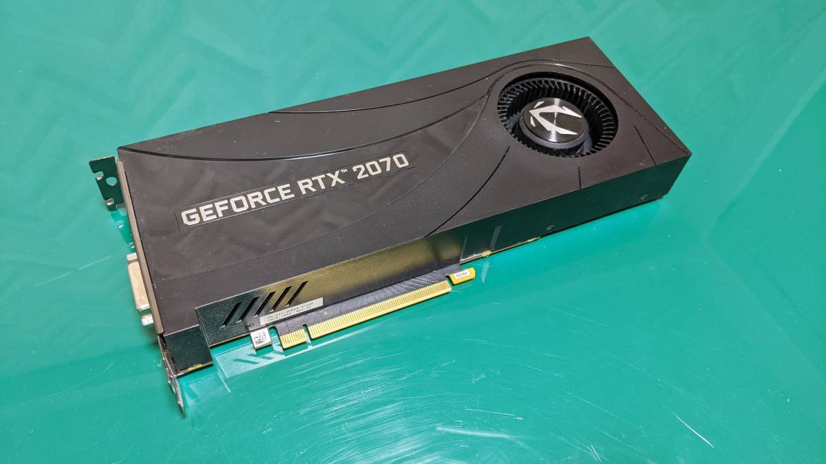 ZOTAC GeForce RTX 2070 ブロワー 8GB GDDR6 256-bit （No，1） RTX