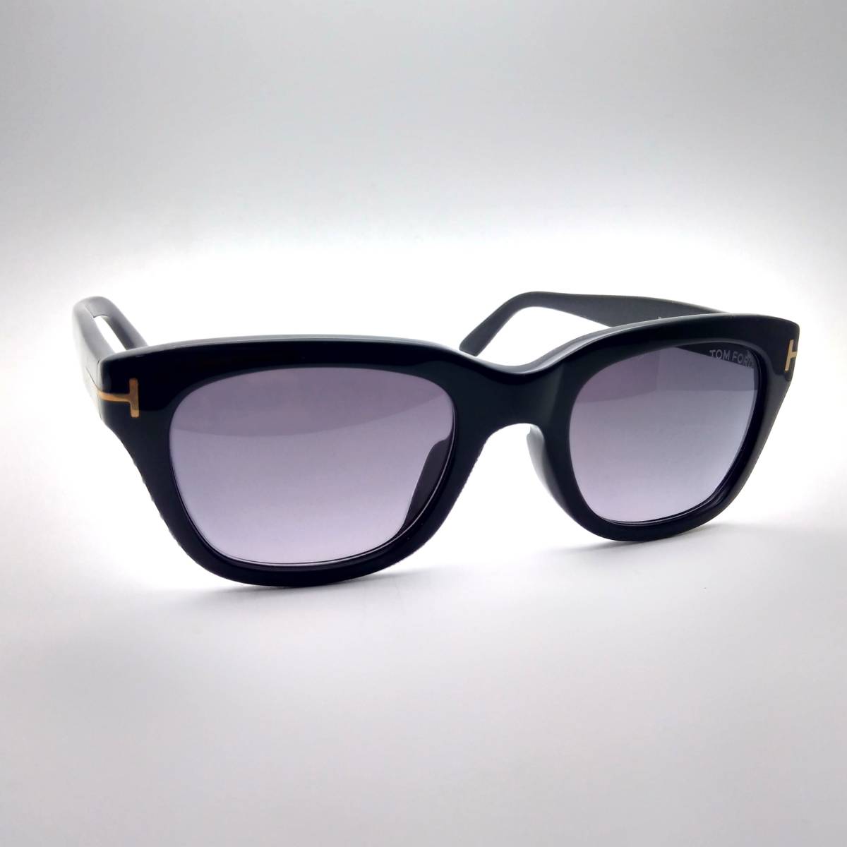 サングラス TOM FORD トムフォード Snowdon TF237-F 01B 箱 アジアンフィット ケース付 TF237 美品TOMFORD ケース付き ブラック スノードン FT237-F