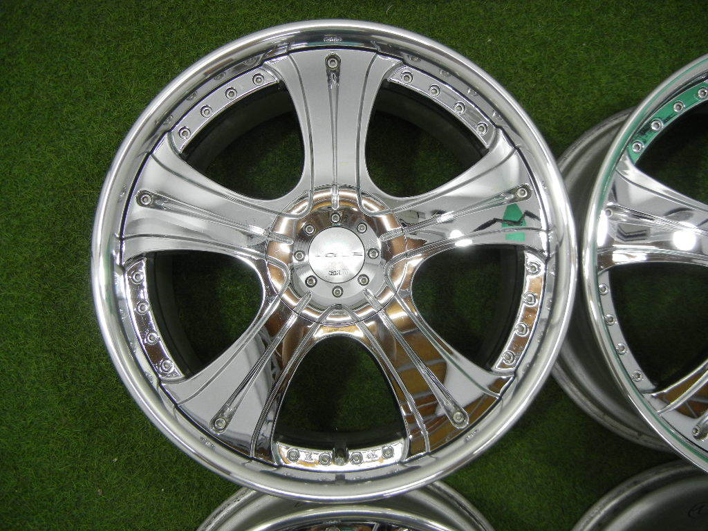 JA1434）SSRⅢ AGLE エイグル ブレシア 19x8J +41/5穴114.3/ 4本 
